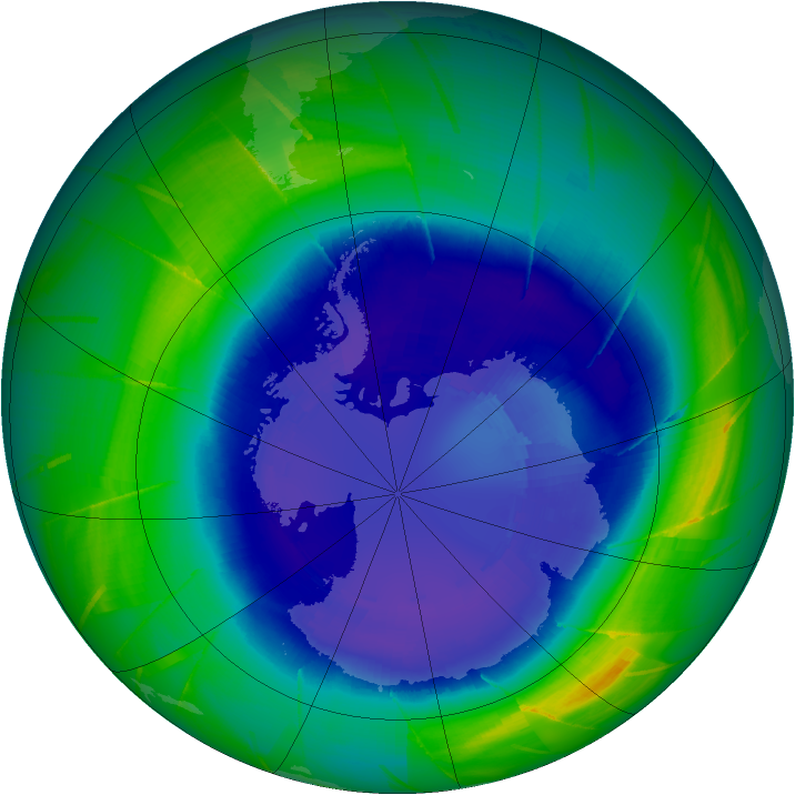 Ozone Map 2009-09-07